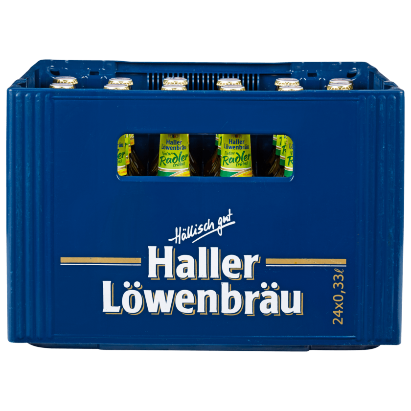 Haller Löwenbräu Naturtrübes Radler 24 x 0,33l